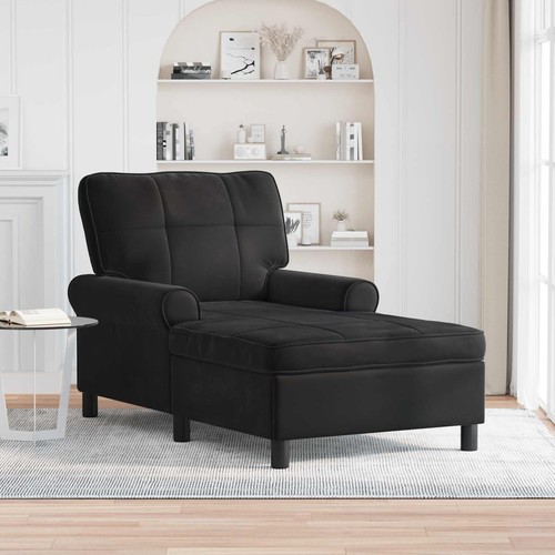 Lounge liege mit kissen - lounge-liege, samt