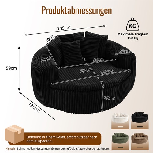 Sitzsack chair bodensofa - sitzsack,