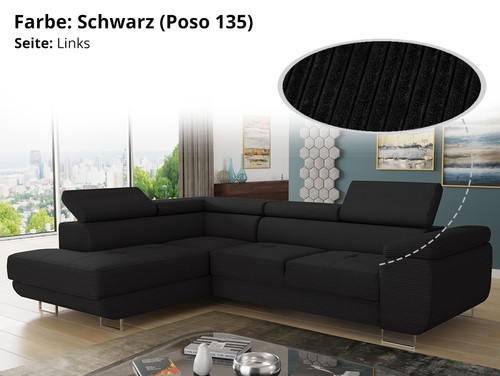 Ecksofa caris schlaffunktion - ecksofa,