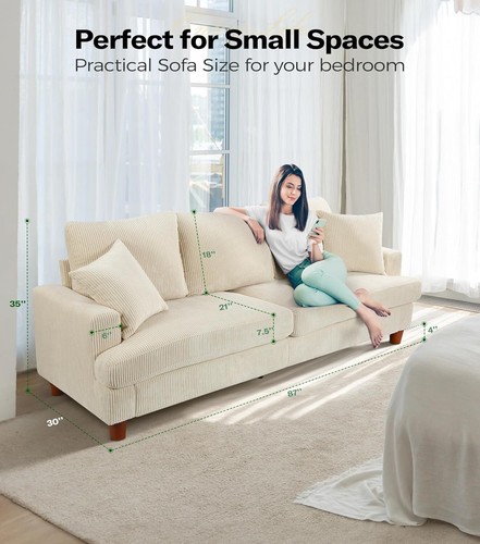 Sofa sitzer mit kissen - sofa,