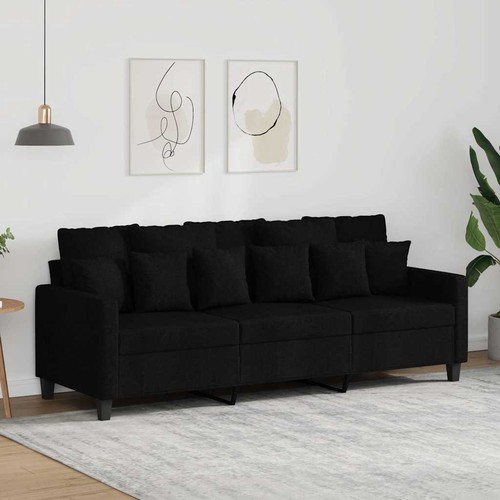 Sitzer sofa schwarz 180 - 3-sitzer-sofa, cm