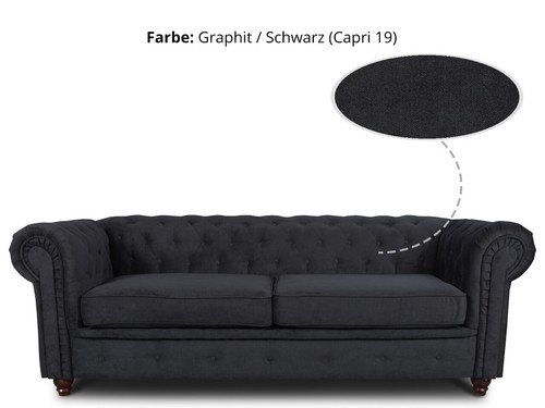 Schlafsofa chesterfield asti - schlafsofa,