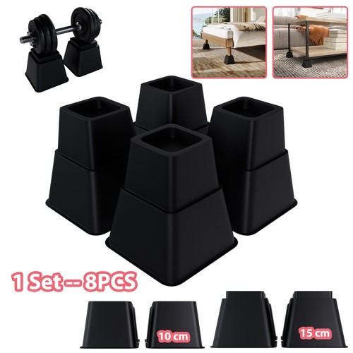 8er möbelerhöher set schwarz - möbelerhöher,