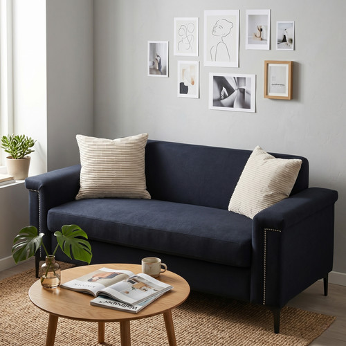 Sitzer sofa 172cm hellgrau - sofa,