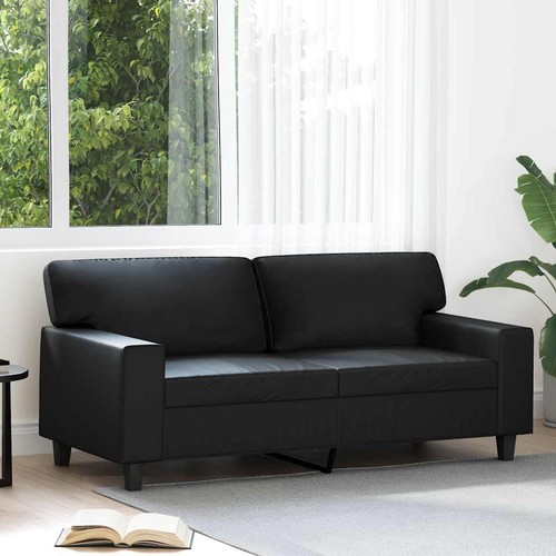 Vidaxl sitzer sofa schwarz - vidaxl, 2-sitzer-sofa
