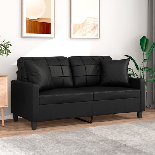 Sofa sitzer mit - sofa, zierkissen