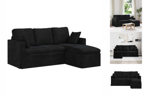 Sofa schwarz 178x134x80 - sofa, cm