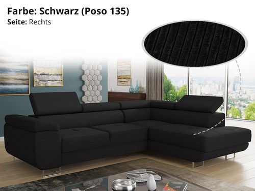 Ecksofa caris schlaffunktion - ecksofa,