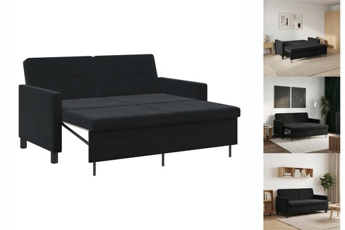 Schlafsofa schwarz stoff - schlafsofa,