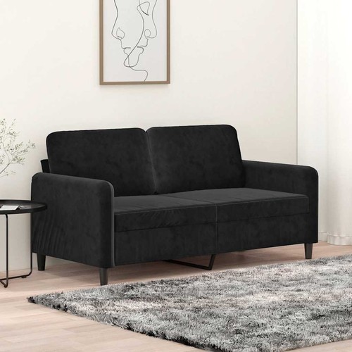 Vidaxl sitzer sofa schwarz - vidaxl, 2-sitzer-sofa