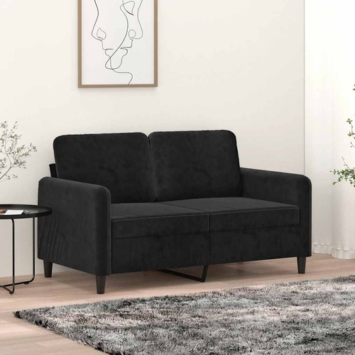 Vidaxl sitzer sofa schwarz - 2-sitzer-sofa,