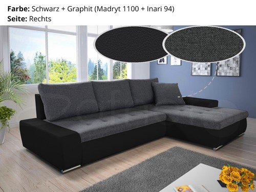 Ecksofa mit schlaffunktion - ecksofa,