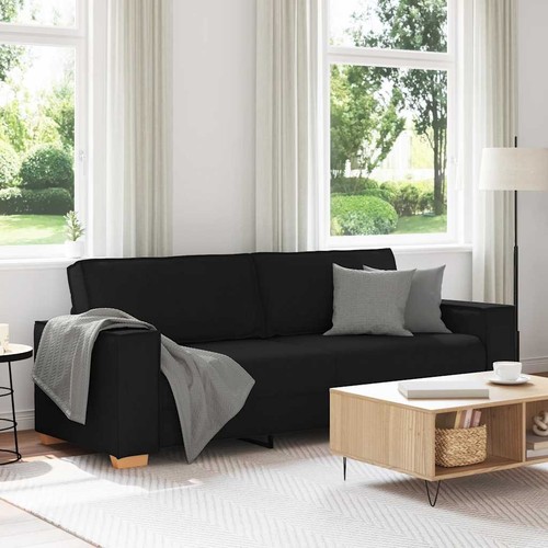 Vidaxl sitzer sofa schwarz - 3-sitzer-sofa,