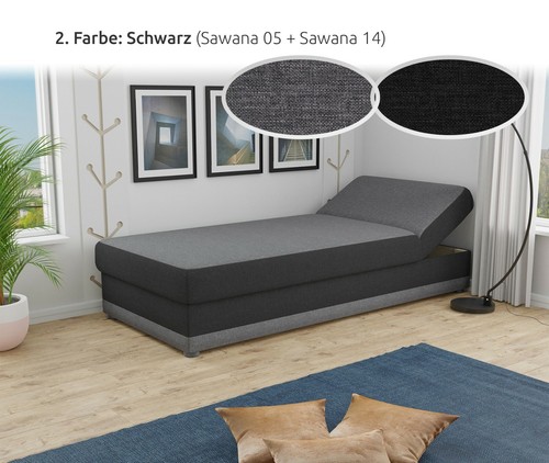 Bett mit bettkasten - mit, 90x200