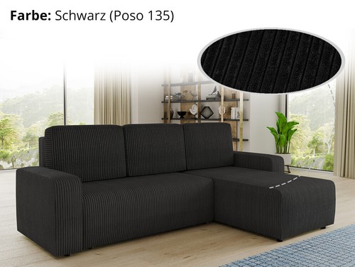 Ecksofa roma mit - ecksofa,