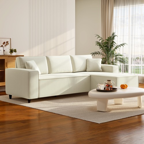 Homcom ecksofa sitzer sofa - ecksofa,