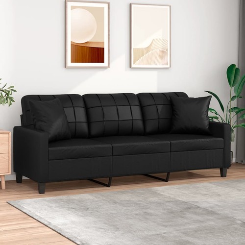 Sofa sitzer mit - sofa, zierkissen