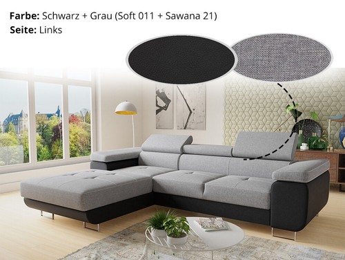 Ecksofa mit schlaffunktion - ecksofa,